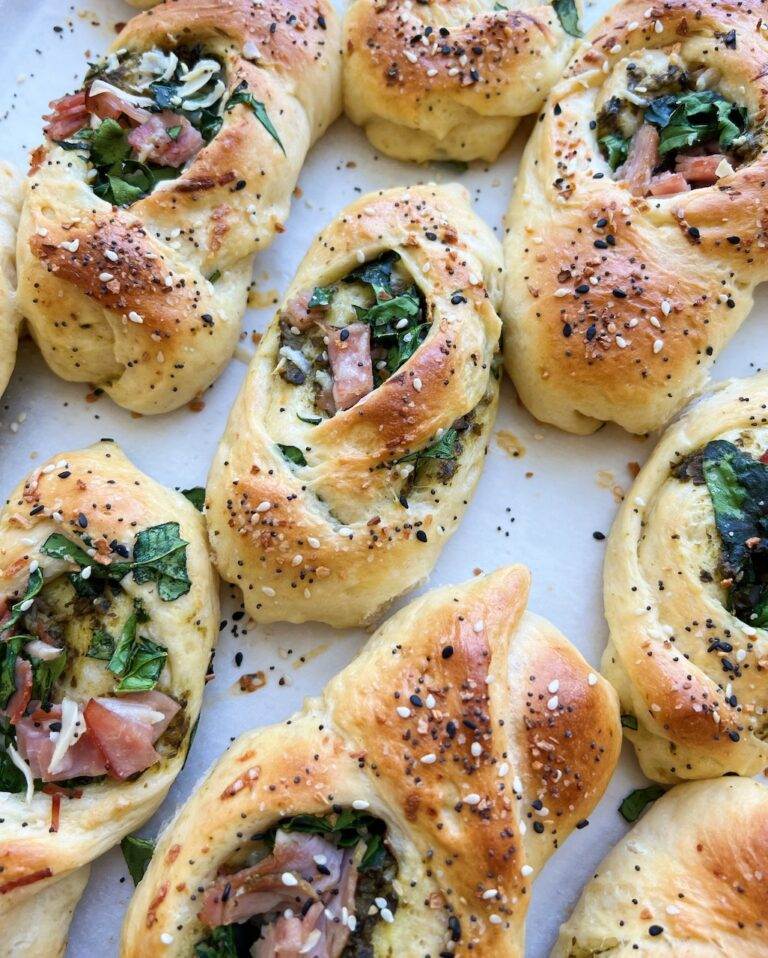 Ham and Cheese Filled Rolls