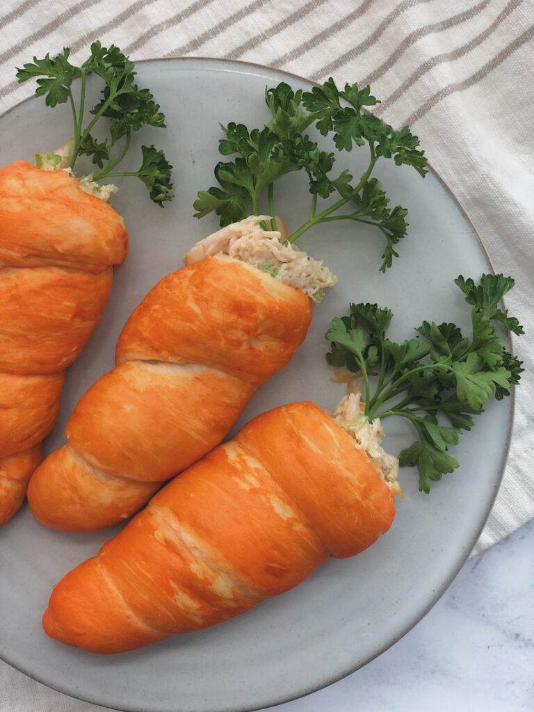 Easter Crescent Roll Carrots